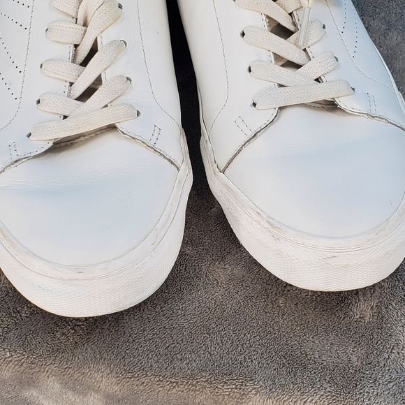 Tretorn white sneakers with gold sparkle heel 9.5 - Picture 11 of 11